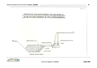Guide de conception des routes rurales / VVVooollluuummmeee BBB ::: AAANNNNNNEEEXXXEEESSS 90
222666222666333///MMM222///EEE///VVVooollluuummmeee BBB ::: AAANNNNNNEEEXXXEEESSS JJJuuuiiilllllleeettt 222000000888
 