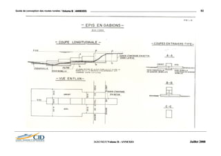 Guide de conception des routes rurales / VVVooollluuummmeee BBB ::: AAANNNNNNEEEXXXEEESSS 93
222666222666333///MMM222///EEE///VVVooollluuummmeee BBB ::: AAANNNNNNEEEXXXEEESSS JJJuuuiiilllllleeettt 222000000888
 