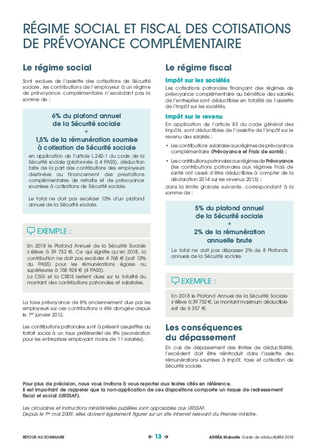 Guide Deductibilite Interactif 2018 Guide Deductibilite Interactif 2018