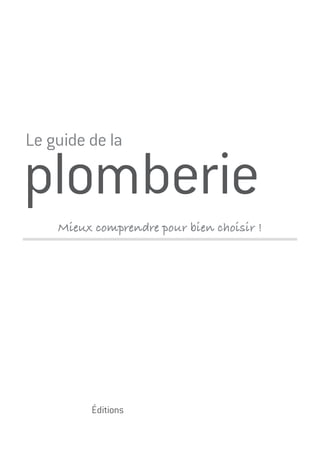 Guide Plomberie - Eléments sanitaires de canalisations: siphon, bonde, joint  de plomberie