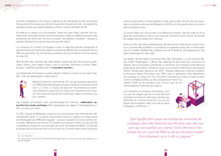 08 09
GUIDE DE L’INNOVATION CENTRÉE-USAGER
Derrière la déclaration de principe, la démarche de l’entreprise est bien de stimuler
l’écosystème d’innovation pour être en mesure d’en récolter les fruits - en espérant au
passage imposer ses propres batteries au lithium comme standards de fait.
Au-delà de la création d’un écosystème, l’enjeu est aussi d’aller chercher de nou-
velles idées. Des plate-formes comme Innocentive, Eyeka ou ideXlab proposent à des
entreprises de lancer des concours ou poser une question complexe - question à
laquelle l’entreprise ne saurait répondre par elle-même.
La croissance du nombre d’innovateurs ( bien au-delà des grandes entreprises et
des laboratoires de recherche ) alliée à la vitesse de diffusion des innovations font en
effet qu’aujourd’hui, les entreprises ne peuvent plus se contenter d’innover seules,
en vase clôt.
Elles doivent aller chercher des idées ailleurs : auprès de leurs fournisseurs, parte-
naires, clients, voire usagers finaux. C'est ce que des chercheurs comme Chees-
brough 05.
qualifient de démarche d’ « innovation ouverte ».
Ces démarches d’innovation ouverte relèvent d’ailleurs souvent du principe d’« agi-
lité », cher aux développeurs Open Source.
Makerbot Industries ( Imprimante 3D ) est par exemple aujourd’hui
une PME pérenne employant plusieurs centaines de salariés contre
huit il y a 3 ans. Ici encore, les plans de l’imprimante sont sciem-
ment publiés en Open Source. L’enjeu pour l’entreprise est d’inno-
ver sans cesse pour garder de l’avance par rapport aux acteurs qui
les « copient ».
Ces modèles d’innovation, hier caractéristiques de l’internet, « débordent » au-
jourd’hui du monde numérique. Elles s’appliquent aux objets, à l’aménagement ur-
bain, au corps, au vivant...
En 2011, l’équipe de Wikispeed a construit une voiture à partir des méthodes de « dé-
veloppement agile » 06.
. La voiture a été pensée comme un logiciel où chaque partie
est développée par différentes équipes - qui pour la plupart ne se sont jamais ren-
contrées. Wikispeed a terminé en 10e
position du concours X-Prize ( sur plus de 130
compétiteurs ) auquel ils ont participé, sans avoir de budget de départ. Le premier
prototype de la voiture est sorti en trois mois et la voiture finale a été produite en
 05.  Voir Chapitre 2
 06.  http://www.internetactu.net/2012/10/31/methodes-agiles-la-conception-logicielle-appliquee-au-
monde-physique/
trois ans avant d’être commercialisée ( à noter que les plans, fichiers 3D, documen-
tation du premier véhicule de Wikispeed, le SGT01, ont été publiés dans une licence
libre accessible à tous ).
La voiture Tabby est conçue dans une démarche similaire : elle est livrée en kit et
peut être assemblée en moins d’une heure et constitue la base à partir de laquelle
les usagers personnalisent leur véhicule.
Dans les villes, des sites emblématiques de l’économie collaborative comme Airb-
nb ou Couchsurfing modifient la conception du logement particulier. Ils interrogent
ainsi les modèles d’affaire des professionnels de l’hôtellerie, des transporteurs, des
plans d’aménagement des villes.
Les ateliers de fabrication numérique (Fab Labs, Techshops…) ou de bidouille (Re-
pair Cafés, Hackerspace…) offrent des capacités et des outils pour concevoir ou
réparer, seul ou à plusieurs, prototypes ou machines. Ces pratiques s'hybrident aux
dynamiques d'innovation sociale au coeur du mouvement déjà ancien des Espaces
Publics Numériques (pensons aux ERIC "Espaces Régionaux Internet Citoyens"
en Provence-Alpes-Côte d'Azur, aux "ERIC Labs en particulier). Plus récemment,
ces pratiques en réseau de “Do it Yourself” s’étendent au vivant, à l’instar de lieux
comme la Paillasse à Paris, où des biologistes en herbe “tra-
vaillent” l’ADN ou les bactéries pour innover dans un do-
maine largement réservé à des experts.
Loin d’alourdir le processus d’innovation, inno-
ver avec les usagers permet à la fois d’enrichir
le produit ou le service, mais aussi, de mieux ap-
préhender la « couche de service » qui accom-
pagne une innovation ( aider à la mise en place,
à l’adoption, la diffusion… ).
ENJEUX 01#
Que signifie alors pour une entreprise innovante de
s’engager dans des relations plus étroites avec des usa-
gers qui sont parfois ses clients ? Doit-elle revoir l’en-
semble de son cycle de R&D ou de son business model ?
Concrètement, qu’a-t-elle à y gagner ?
 