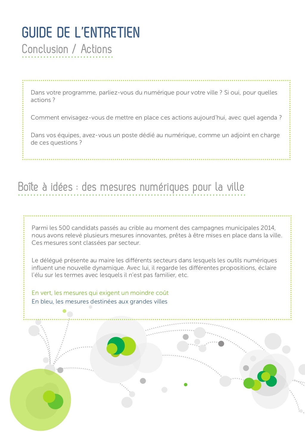 Guide d'entretien avec les maires  Social NeXtwork