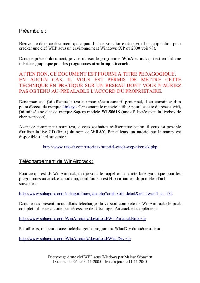 TÉLÉCHARGER WINAIRCRACK DOWNLOAD WLANDRV GRATUIT WINAIRCRACK WLANDRV TÉLÉCHARGER GRATUIT DOWNLOAD