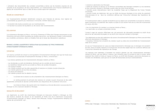 166 167
• utilisation des disponibilités des comptes convertibles à terme, par les titulaires originels de ces
comptes et les acquéreurs de leurs disponibilités. Les investissements ainsi financés bénéficient du
régime de convertibilité, dans un délai de deux années après leur réalisation.
Les investissements étrangers bénéficient, lorsqu’ils sont financés en devises, d’un régime de
convertibilité qui garantit aux investisseurs concernés, l’entière liberté pour :
• le transfert des revenus produits par ces investissements ;
• le transfert du produit de liquidation ou de cession des investissements.
Les investisseurs étrangers au Maroc, sont tenus, d’adresser à l’Office des Changes directement ou par
l’entremise de toute entité mandatée par lesdites personnes, une déclaration établie conformément
aux modalités, procédures, délais et modèles fixés par la liasse des déclarations opérateurs.
RÉGIME DE CONVERTIBILITÉ
DÉCLARATION
REVENUS, CESSION, LIQUIDATION ET DÉVOLUTION SUCCESSORALE AU TITRE D’OPÉRATIONS
D’INVESTISSEMENT ÉTRANGER AU MAROC
Les règlements, au profit des investisseurs étrangers et marocains résidant à l’étranger, au titre
des revenus, produits de cession ou de liquidation et fonds issus de la dévolution successorale
d’investissement étranger au Maroc, doivent être effectués, lorsque l’investissement bénéficie du
régime de convertibilité, par :
Les revenus, produits de cession ou de liquidation d’investissement étranger ainsi que les fonds issus
de dévolution successorale d’investissement étranger au Maroc, comprennent :
• Les revenus générés par les investissements étrangers réalisés au Maroc :
- Les dividendes ou parts de bénéfices distribués par les sociétés de droit marocain ;
- Les bénéfices réalisés par les succursales au Maroc de sociétés étrangères ;
- Les revenus locatifs ;
- Les intérêts produits par les prêts apparentés et avances en compte courant d’associés ;
- Les intérêts générés par les titres de dettes ;
- Les jetons de présence ;
- Les intérêts produits par les dépôts à terme.
•	 Le produit de la cession ou de la liquidation des investissements étrangers au Maroc ;
•	 Le remboursement en principal des avances en compte courant d’associés et des prêts
apparentés contractés en devises conformément aux dispositions de la présente Instruction ;
•	 Les fonds en faveur des ayants droit non-résidents au titre de dévolution successorale d’un
étranger ou d’un marocain résidant à l’étranger.
MODALITÉS DE RÈGLEMENT
DÉFINITION
• virement à destination de l’étranger ;
• crédit de comptes en devises ou en dirhams convertibles des étrangers résidents ou non-résidents
et des marocains résidant à l’étranger ouverts dans les livres d’une banque ;
• mandats poste internationaux selon les modalités fixées par le Règlement de l’Union Postale
Universelle ;
• d’autres modes de règlement, tels que les billets de banque étrangers et les cartes de paiement
internationales et ce, dans les conditions définies par l’Instruction Générale des Opérations de
Change.
Si l’investissement cédé ou liquidé ne bénéficie pas du régime de convertibilité, le produit en dirhams,
après justification du paiement des impôts et taxes et tous autres frais dus au titre de la transaction
en cause, doit être :
• mis à la disposition du vendeur si ce dernier réside au Maroc ;
• ou versé dans un compte convertible à terme.
Lorsqu’il s’agit de cessions effectuées par une personne de nationalité étrangère au profit d’une
personne de nationalité étrangère ou au profit d’un marocain résidant à l’étranger :
• les règlements au titre des opérations de cession d’investissements étrangers au Maroc peuvent être
effectués directement à l’étranger ;
• l’acquéreur héritera de la situation du vendeur quant au statut de convertibilité de l’investissement
objet de la cession.
Au cas où l’investissement en cause est réglé directement à l’étranger par un étranger non-résident,
les frais, taxes et impôts inhérents à la transaction doivent être réglés dans les conditions définies par
l’Instruction Générale des Opérations de Change.
Les banques sont habilitées à transférer les revenus générés par des investissements étrangers
réalisés au Maroc, tels que définis ci-dessus, sans limitation dans le montant et dans le temps, après
paiement des impôts et taxes en vigueur au Maroc, au profit des étrangers, personnes physiques ou
morales non-résidentes, quel que soit le mode de financement de leurs investissements.
SOURCE
Office des Changes : Instruction Générale des Opérations de Change
 