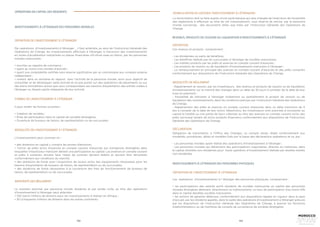 168 169
OPÉRATIONS EN CAPITAL DES RÉSIDENTS
Par opérations d’investissements à l’étranger , il faut entendre, au sens de l’Instruction Générale des
Opérations de Change, les investissements effectués à l’étranger, à l’exclusion des investissements
en zones d’accélération industrielle ou places financières off-shore sises au Maroc, par les personnes
morales marocaines :
• inscrites au registre de commerce ;
• ayant au moins trois années d’activité ;
• ayant une comptabilité certifiée sans réserve significative par un commissaire aux comptes externe
indépendant ;
• investir dans un domaine en rapport avec l’activité de la personne morale, avoir pour objectif de
consolider et de développer cette activité et ne pas porter sur des opérations de placements ou sur
des biens immobiliers autres que ceux correspondant aux besoins d’exploitation des entités créées à
l’étranger ou faisant partie intégrante de leur activité.
Il peut revêtir les formes suivantes :
• Création de sociétés ;
• Prise de participation dans le capital de sociétés étrangères;
• Ouverture de bureaux de liaison, de représentation ou de succursales.
L’investissement peut consister en :
• des dotations en capital y compris les primes d’émission;
• l’octroi de prêts et/ou d’avances en compte courant d’associés aux entreprises étrangères dans
lesquelles l’investisseur marocain détient une participation au capital. Les avances en compte courant
et prêts à consentir doivent faire l’objet de contrats dûment établis et doivent être rémunérés
conformément aux conditions du marché;
• des dotations de fonds pour l’acquisition de locaux et/ou des équipements nécessaires pour les
besoins d’exploitation de bureaux de liaison, de représentation ou de succursales;
• des dotations de fonds nécessaires à la couverture des frais de fonctionnement de bureaux de
liaison, de représentation ou de succursales.
Le montant autorisé, par personne morale résidente et par année civile, au titre des opérations
d’investissement à l’étranger peut atteindre :
• 100 (cent) millions de dirhams pour les investissements à réaliser en Afrique ;
• 50 (cinquante) millions de dirhams dans les autres continents.
DÉFINITION DE L’INVESTISSEMENT À L’ÉTRANGER
FORMES DE L’INVESTISSEMENT À l’ÉTRANGER
MODALITÉS DE L’INVESTISSEMENT À l’ÉTRANGER
MONTANTS DES RÈGLEMENT
INVESTISSEMENTS À L’ÉTRANGER DES PERSONNES MORALES
La domiciliation doit se faire auprès d’une seule banque qui sera chargée de l’exécution de l’ensemble
des règlements à effectuer au titre de cet investissement, sous réserve de remise, par la personne
morale concernée, des documents telles que listés par l’Instruction Générale des Opérations de
Change.
Ces revenus et produits comprennent :
- Les dividendes ou parts de bénéfices;
- Les bénéfices réalisés par les succursales à l’étranger de sociétés marocaines;
- Les intérêts produits par les prêts et avances en compte courant d’associés ;
- Les produits de cession ou de liquidation d’investissements marocains à l’étranger ;
- Le remboursement en principal des avances en compte courant d’associés et des prêts consentis
conformément aux dispositions de l’Instruction Générale des Opérations de Change.
- Rapatriement et cession, par les investisseurs, des revenus et produits de cession ou de liquidation
d’investissements sur le marché des changes dans un délai de 30 jours à compter de la date de leur
mise en paiement ;
- Possibilité de réinvestir à l’étranger totalement ou partiellement le produit de cession ou de
liquidation des investissements, dans les conditions prévues par l’Instruction Générale des Opérations
de Change.
- Rapatriement des prêts et avances en compte courant d’associés dans un délai maximum de 5
ans à compter de la date de leur octroi. Néanmoins, les investisseurs sont autorisés à incorporer au
capital la totalité ou une partie de leurs créances au titre des avances en compte courant et/ou des
prêts (principal restant dû et/ou produits financiers) conformément aux dispositions de l’Instruction
Générale des Opérations de Change.
Obligation de transmettre, à l’Office des Changes, un compte rendu, établi conformément aux
modalités, procédures, délais et modèles fixés par la liasse des déclarations opérateurs et ce, par :
- Les personnes morales ayant réalisé des opérations d’investissement à l’étranger ;
- Les personnes morales qui détiennent des participations majoritaires, directes ou indirectes, dans
le capital d’entités non-résidentes pour toute opération d’investissement réalisée par lesdites entités
non-résidentes.
DOMICILIATION DU DOSSIER «INVESTISSEMENT À L’ÉTRANGER»
DÉFINITION
MODALITÉS DE RÈGLEMENT
DÉCLARATION
REVENUS, PRODUITS DE CESSION OU LIQUIDATION D’INVESTISSEMENTS À L’ÉTRANGER
Les opérations d’investissements à l’ étranger des personnes physiques, comprennent :
• les participations des salariés actifs résidents de sociétés marocaines au capital des personnes
morales étrangères détenant, directement ou indirectement, un taux de participation d’au moins 51%
dans le capital desdites sociétés marocaines.
• les actions de garantie détenues, conformément aux dispositions légales en vigueur dans le pays
d’accueil, par les résidents appelés, dans le cadre des opérations d’investissement à l’étranger prévues
par les dispositions de l’Instruction Générale des Opérations de Change, à exercer les fonctions
d’administrateurs ou de membres de conseils de surveillance de sociétés étrangères.
DÉFINITION DE L’INVESTISSEMENT À L’ÉTRANGER
INVESTISSEMENTS À L’ÉTRANGER DES PERSONNES PHYSIQUES
 