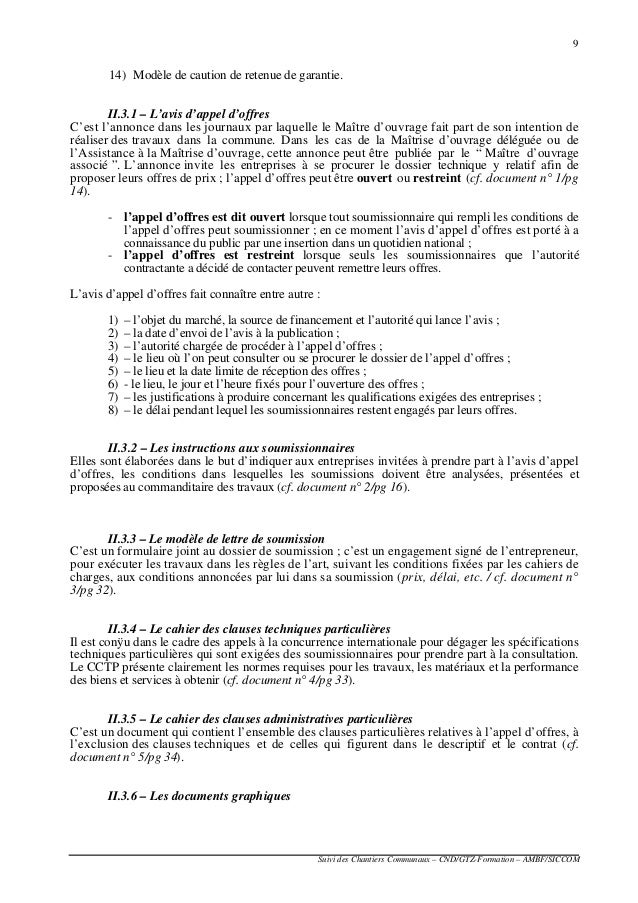 courrier restitution retenue de garantie batiment