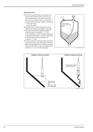 L00 Thread Guided Level Radar-Levelflex M FMP40 | PDF