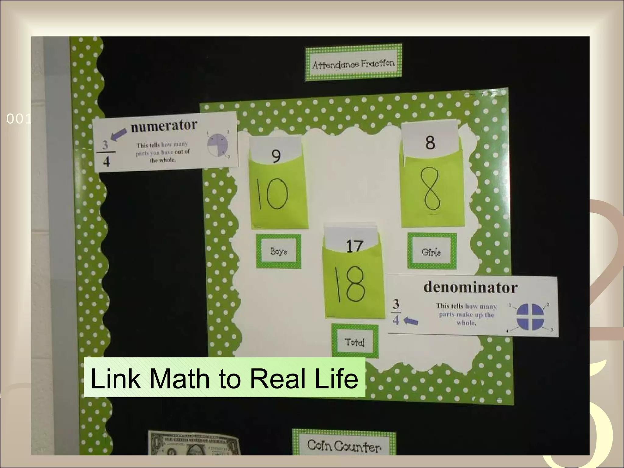 Link Math to Real Life 