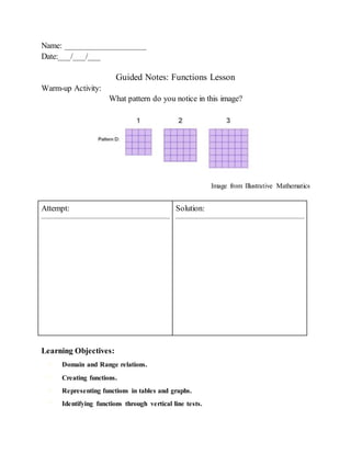 Guided notes | DOCX