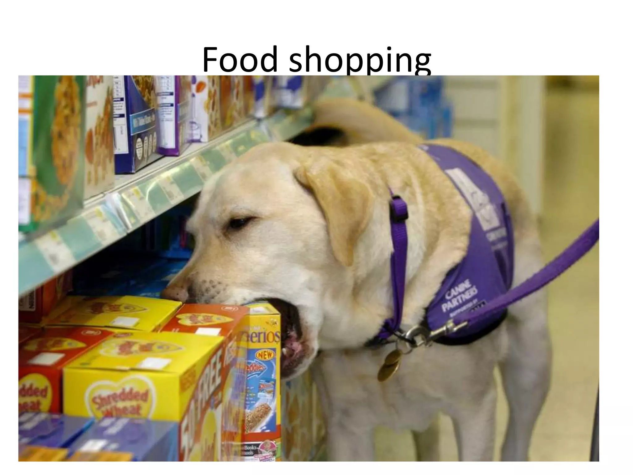 Food shopping
 