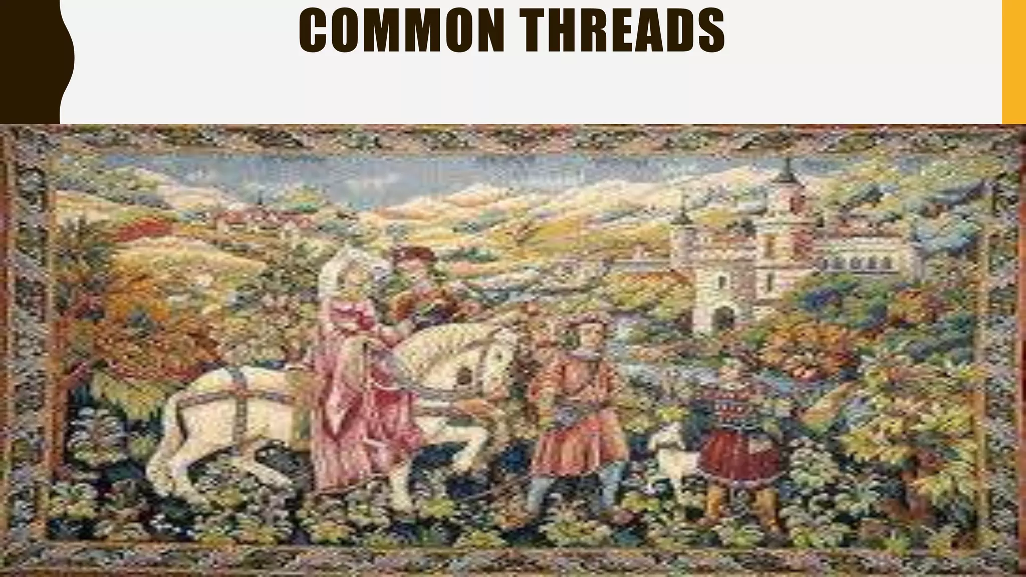 COMMON THREADS
 