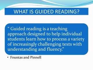 Guided reading day 1 small group intro | PPTX