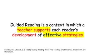 Guided reading ppt | PPTX