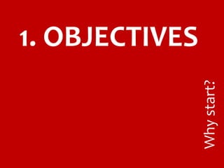 1. ObjectivesWhy start?
