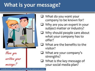 To make people feel comfortable buying from you