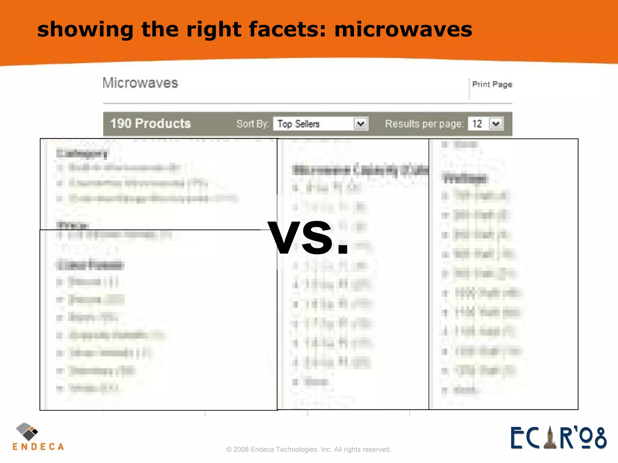 showing the right facets: microwaves vs. 