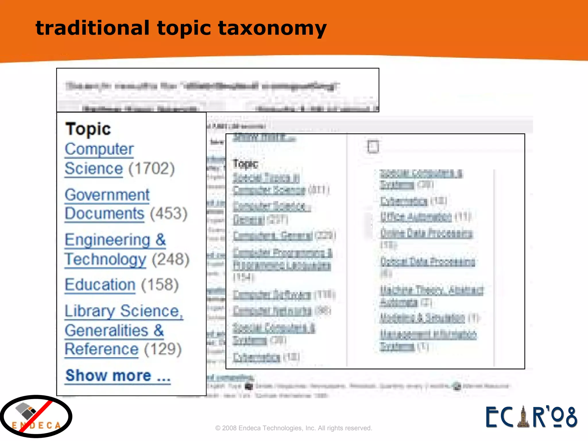 traditional topic taxonomy 