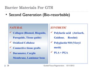 GUIDED TISSUE (BONE) REGENERATION PERIO.pptx