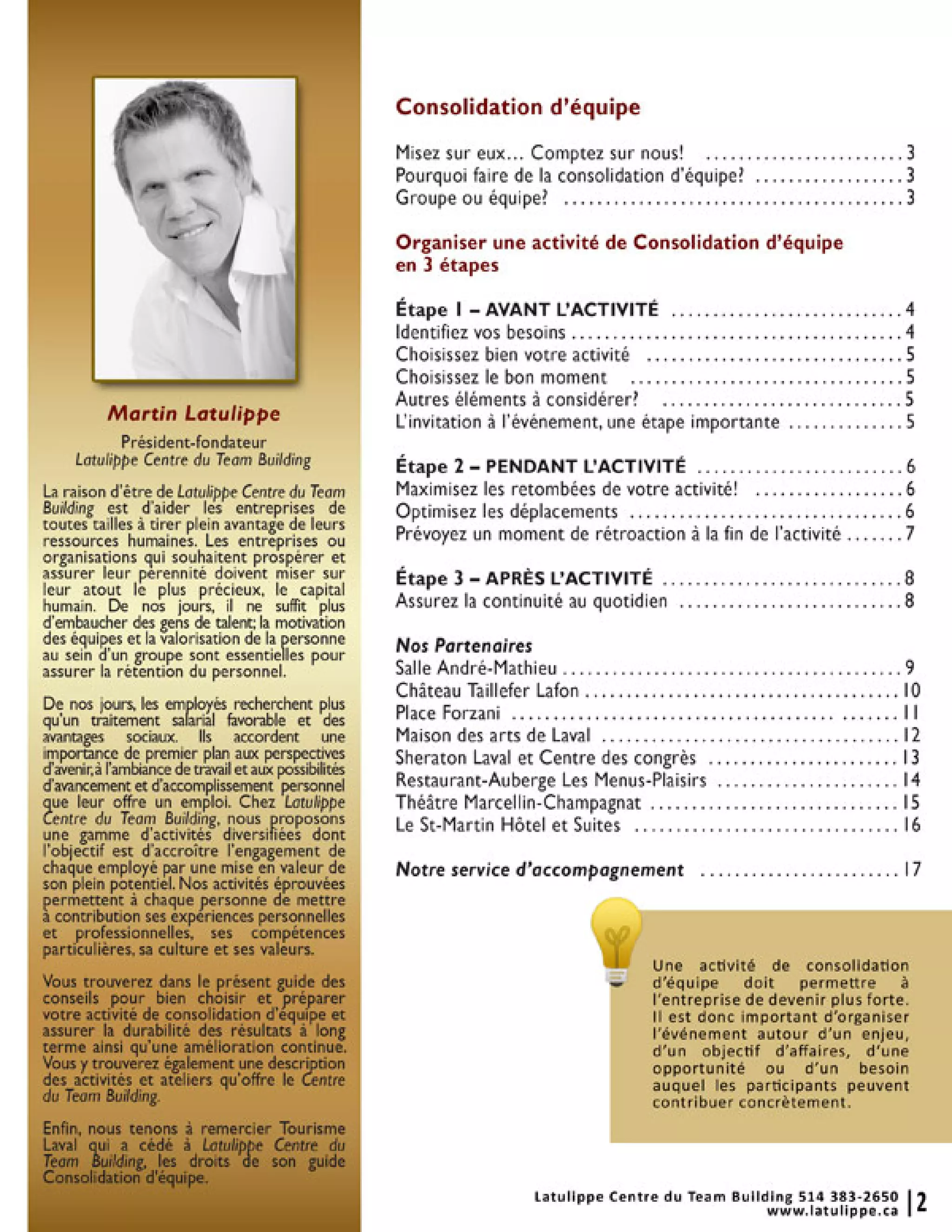 Team Building Handbook.pdf Guide Team building Trucs et conseils | PDF