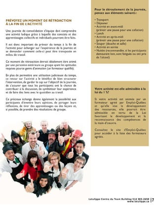 Team Building Handbook.pdf Guide Team building Trucs et conseils | PDF