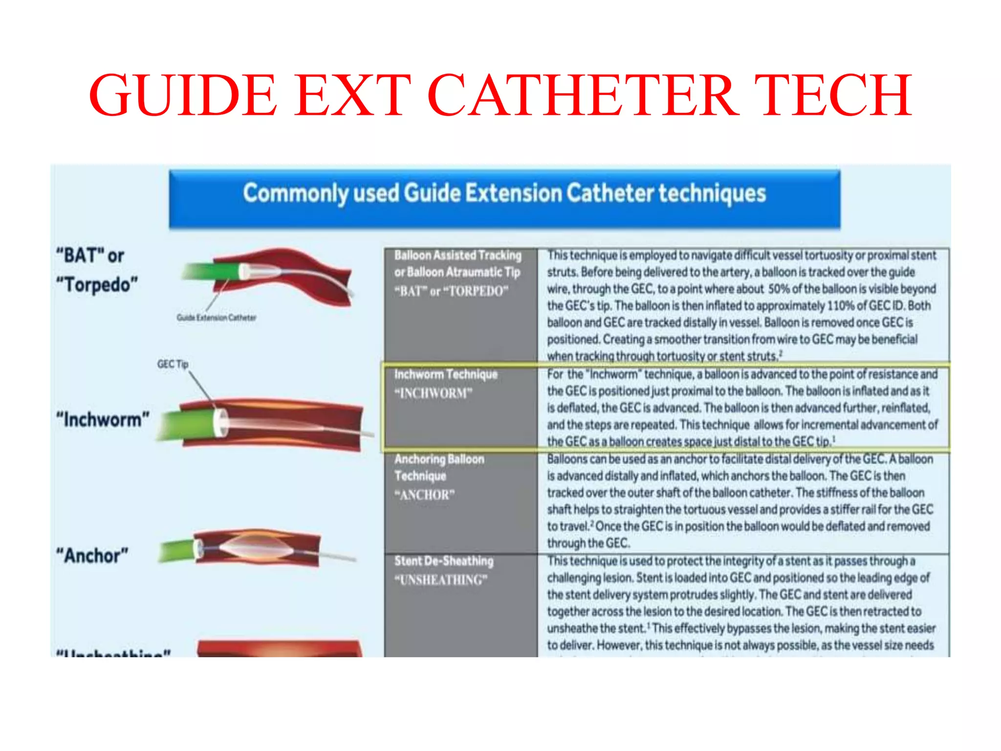 GUIDE EXT CATHETER TECH
 