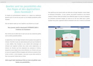 LAPIPELETTE

Le guide Facebook pour les petits commerces

Quelles sont les possibilités des
Fan Pages et des Applications
...