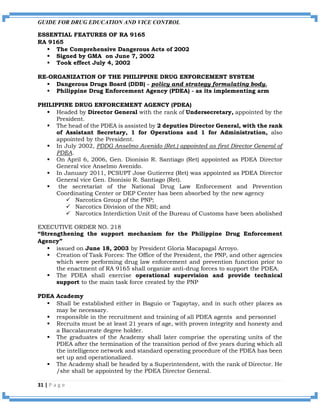 Pdea Ranking System Guide for Drug Education and Vice Control.docx