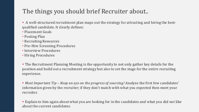 guide for hiring manager message to hiring manager