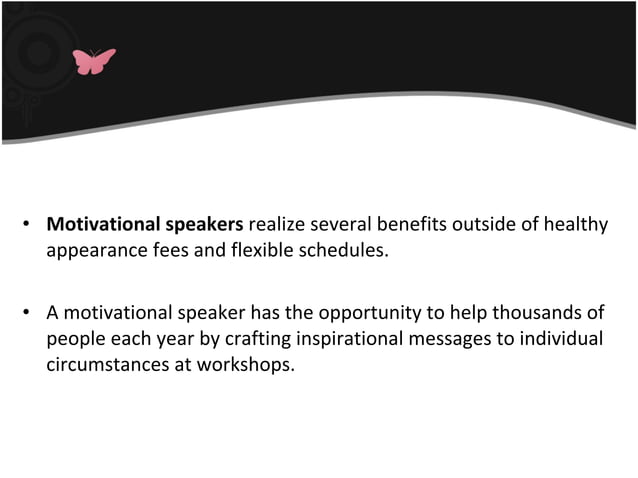Guide for motivational speaker | PPT