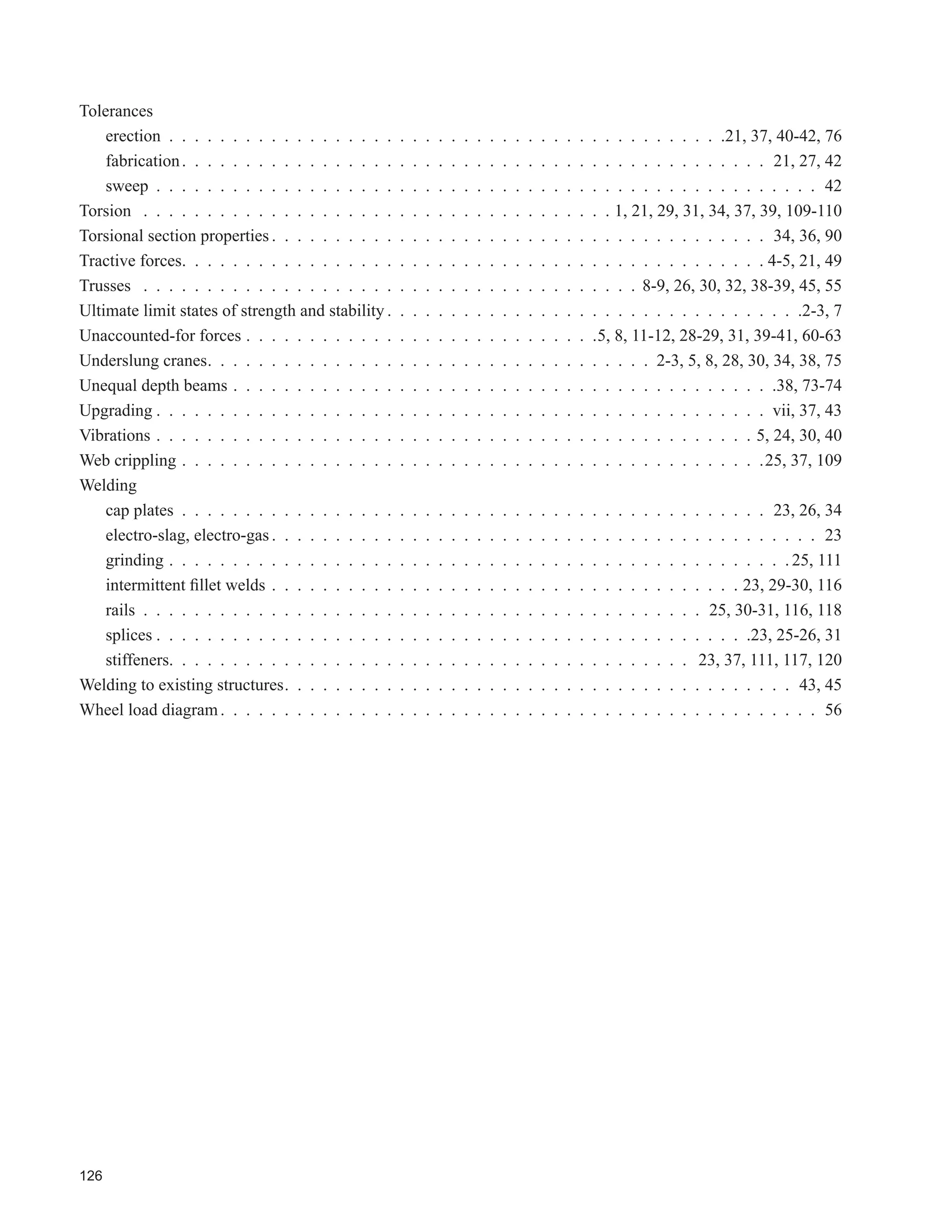 83
)LJXUH $
5XQZD %HDP 6HFWLRQ
W610u217
(All units in mm)
A = 27 800 d = 628 rx = 262
Ix = 1 910u106 b = 328 Zx = 6 850
Sx = 6 070u103 t = 27.7 ry = 76.7
ly = 163u106 w = 16.5 Zy = 1 530
Sy = 995u103
J = 5 600u103
Cw = 14 700u109
Rail 40#
, d = 89 mm
Bp = 381 mm
tp = 12.7 mm
640.7mm
328 mm
W610 x 217
 