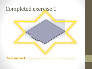 Completed exercise 1