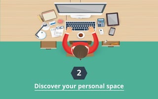2.
Discover your personal space
2
 