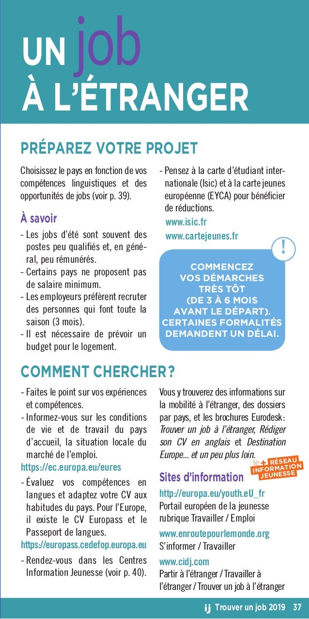 Guide Trouver Un Job Edition Bretagne 2019