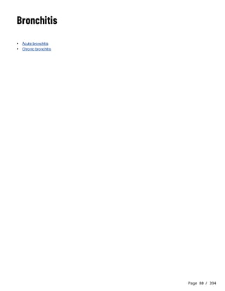 Page 80 / 394
Bronchitis
Acute bronchitis
Chronic bronchitis
 