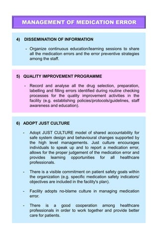 Medication Error Training.pdf guideline medication error reporting system | PDF