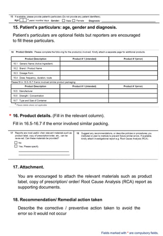 guideline medication error reporting system | PDF