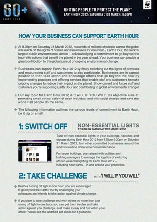 Guideline earth hour 2012    english