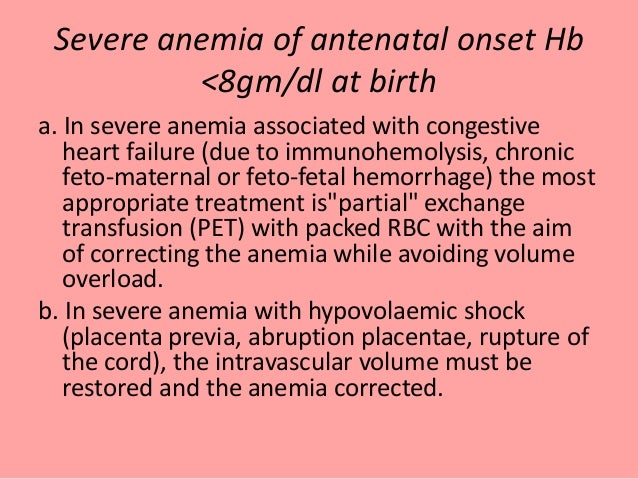 Guideline for blood transfusion in newborn (NNF)