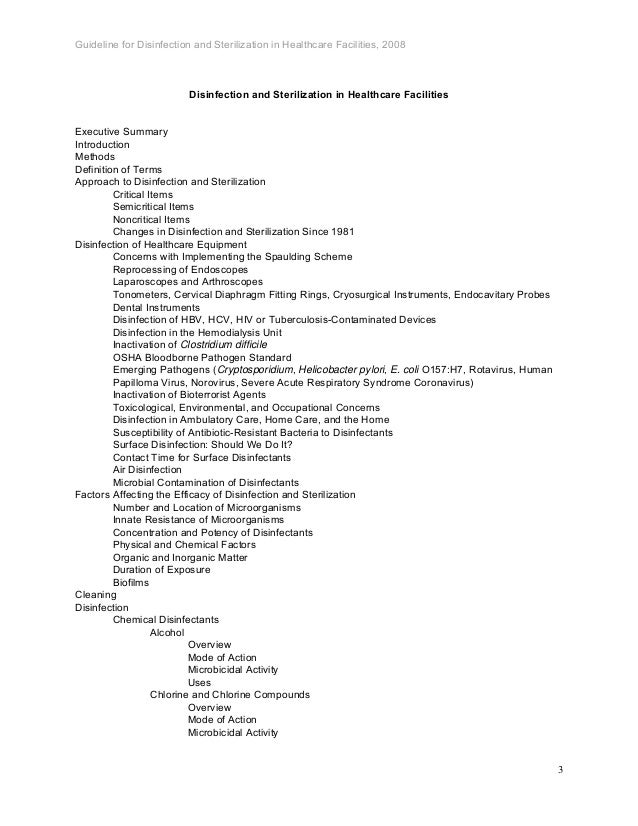 Guideline for disinfection and sterilization in healthcare facilities…