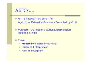 Guideline for Extension Reforms in India and AEFC 130710 | PDF