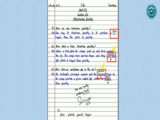 Guideline for teachers notebook checking.ppt | Educational Assessment ...