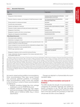 Guideline for The Management of ACS Update | PDF