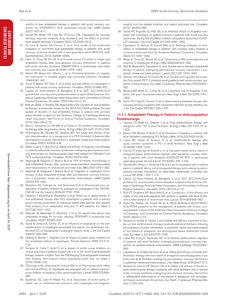 Guideline for The Management of ACS Update | PDF