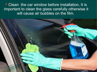 Guideline for tinting a car side window | PPT