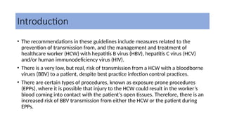 Guideline on Blood Borne Virus Infections.pptx