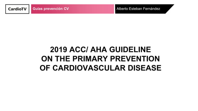 2019 ACC/AHA Primary Prevention Guidelines | PDF | Heart and ...