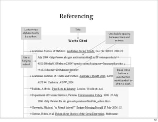 Guidelines for Writing