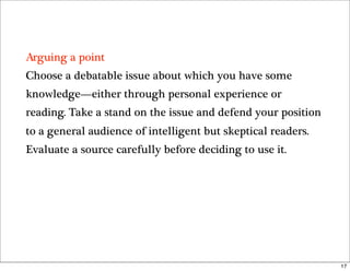 Guidelines for Writing