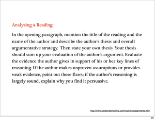 Guidelines for Writing