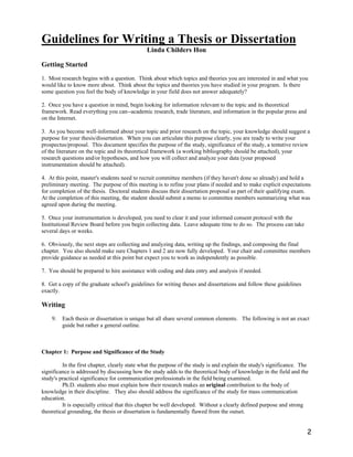 Guidelines for-writing-thesis-or-dissertation | PDF